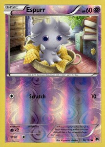 Espurr Common Reverse Holo XY - BREAKpoint 58/122 Pokémon TCG
