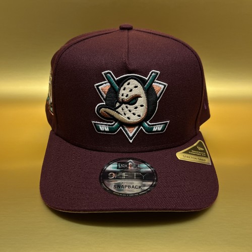 Anaheim Mighty Ducks NHL Plum 9fifty A-Frame Stretch Snapback - Bild 2 von 5