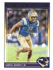 2024 Score #376 Gabriel Murphy Minnesota Vikings Score Rookie