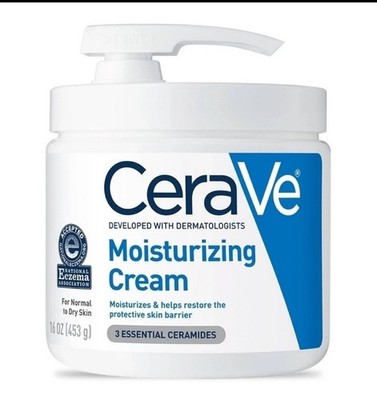 CeraVe Moisturizing cream Face & body Moisturizer With Pump  16 oz