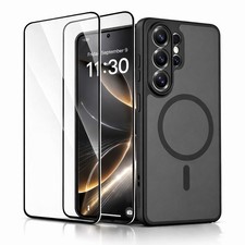 Schutzhülle + 2X Full Schutzglas für Samsung Galaxy S26 Ultra 5G MagSafe