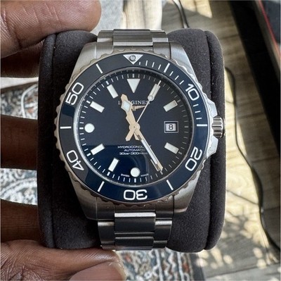 Longines HydroConquest 42mm Blue Dial Automatic 300m Steel Bracelet