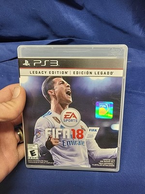 FIFA 18 Legacy Edition Sony PlayStation 3 PS3, 2017 EA Sports - Replacement Case