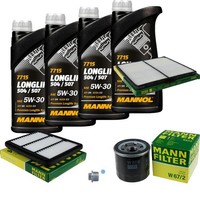 Mann Inspektionspaket 4L Mannol Longlife 5W-30 FüR Chevrolet Matiz 0.8 1.0