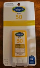 Cetaphil Sun 50 Sheer Mineral Sunscreen Stick SPF 50 0.5 oz Exp 2-26  FreeShip 