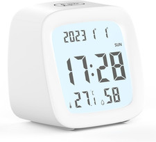 Digital Alarm Clock for Heavy Sleepers, Loud Alarm Clocks Bedside Digital Clock 