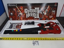 Guitar Hero II Red Octane Guitar Controller with game for Play Station 2