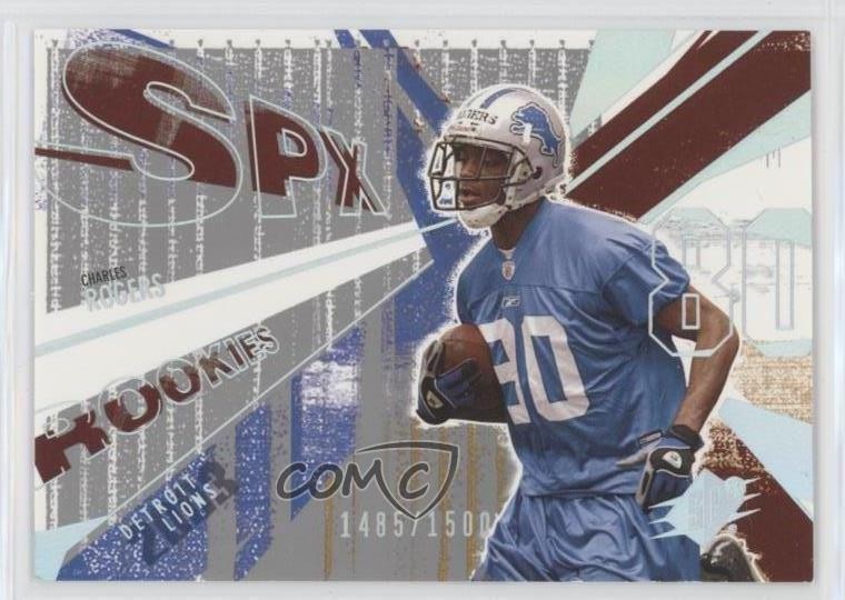 Charles Rogers Spx #163 Base