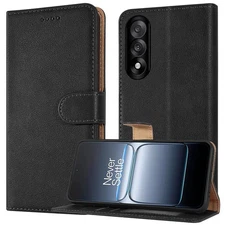 For OnePlus Nord 5 / CE5 Case, Leather Wallet Flip Stand RFID Block Phone Cover