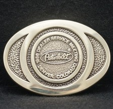 WD11136 VINTAGE  PETERBILT 1986 DEALER SERVICE MEETING  TRUCKING BELT BUCKLE