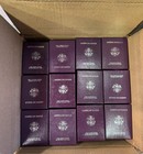 (130) 1986-1993 Proof OGP American Silver Eagle Packaging Purple- NO COINS *4524 — photo 1