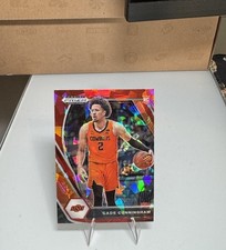 Panini Prizm Draft Picks 2021-22 Cade Cunningham Red Ice Rookie #1