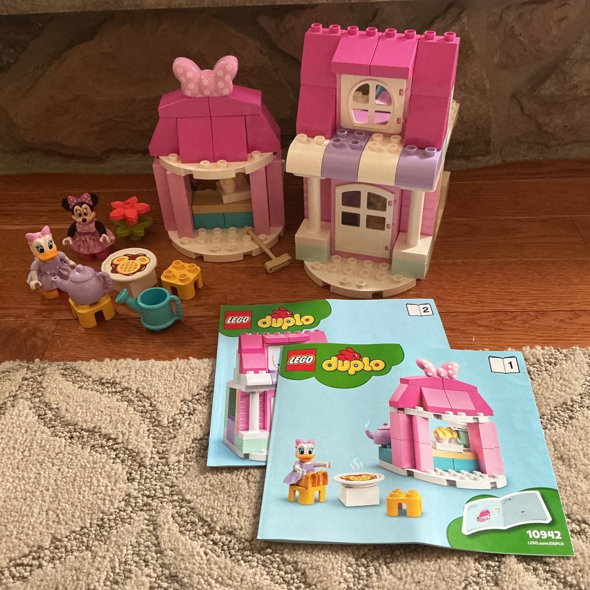Lego Duplo 10942 Minnie's House and Café Complete Set w