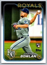 2024 Topps Jonathan Bowlan Rookie Kansas City Royals #399