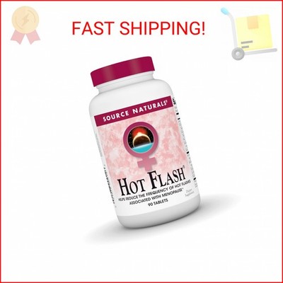 Source Naturals Hot Flash, Helps Reduce The Frequency of Hot Flashes* - 90 Table