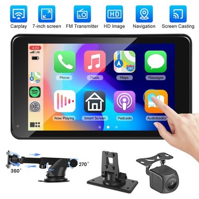 7'' Auto Radio Carplay Android Auto Kabellos Bluetooth IPS Touchscreen Navi Cam
