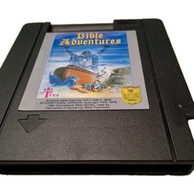 Bible Adventures NES Nintendo Entertainment System 1990 Black UNTESTED