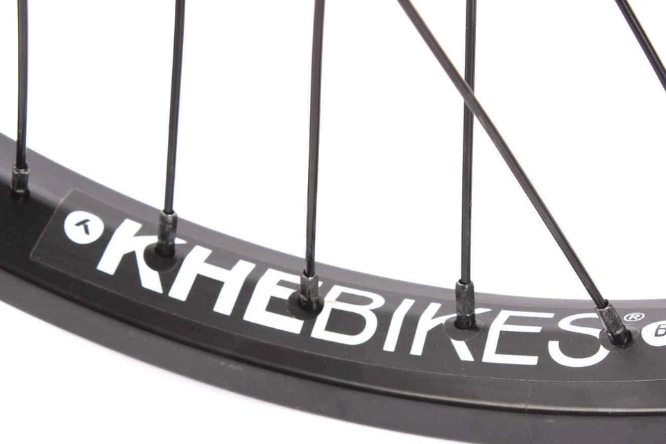 BMX Hinterrad KHE Alu Felge KHE BIG400 36H 14mm schwarz 9T Ritzel und Felgenband - Bild 4 von 4