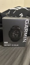 Garmin Instinct 2X Solar Tactical Edition Mens Smartwatch - Black 010-02805-13 