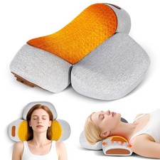 3-in-1 Neck Massager Pillow- Cervical Rechargeable Massage Neck Hump for Back...