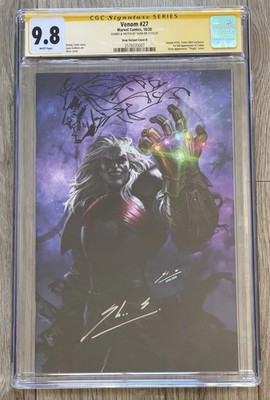 Venom #27 Skan Cover B Virgin CGC 9.8 SS Remark 1st Full Appearance Of Codex