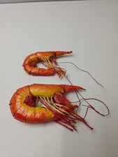 Set Of 2 Fake Shrimp.