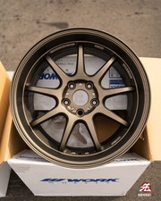 Work Emotion D9r 1p 18x9.5 38 5x114.3 Matte Bronze Ahg Civic Wrx St