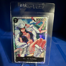 Bandai Ms. All Sunday OP04-064 The Best Secret Rare Alt Art Foil EN 8000