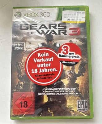 Gears of War 3 Microsoft Xbox 360 NEU / OVP Eingeschweißt