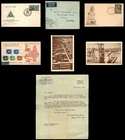 Lot 255 World Covers FDC Postcards India Israel Haifa Jhansi Railway Vintage Lot