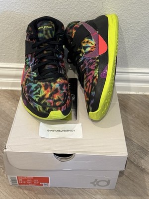 Nike KD 13 EYBL (2020) Size 10 Multi-Color Black Volt Crimson Promo CZ6199-900