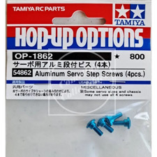 Tamiya Hop-Up Aluminum Servo Step Screws 4 pcs  54862
