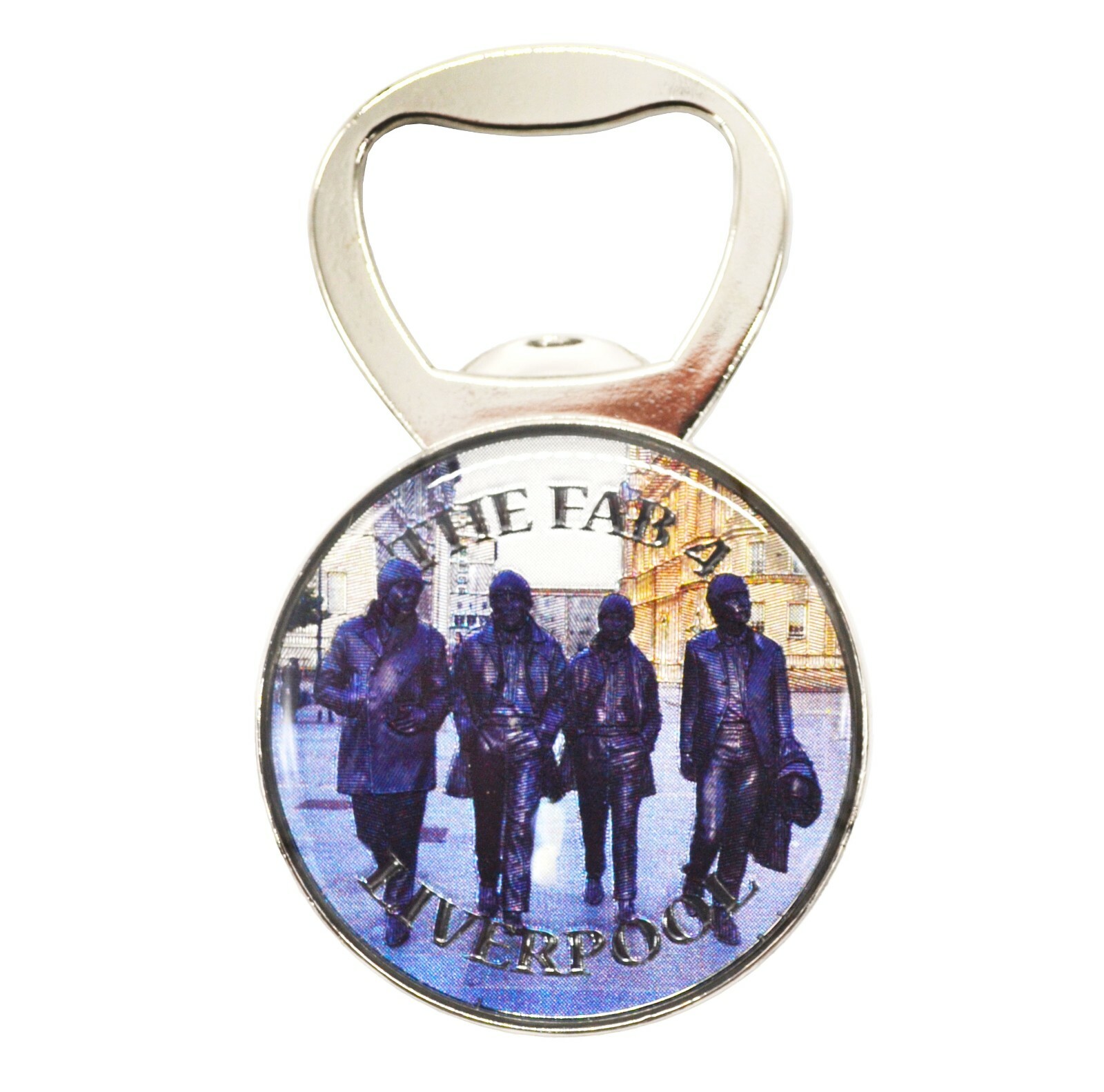 Beatles - Fab 4 Statue Foil Bottle Opener