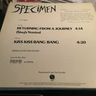 SPECIMEN - RETURNING FROM A JOURNEY - 12" WHITE LABEL PRO 1984 MINT FIRST PRESS