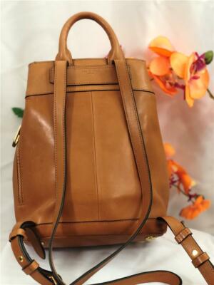Rage & Bone Mini Pilot Leather Backpack Purse Rag & Bone Mini Pilot Drawstring Lamb Leather Backpack White  main image 4