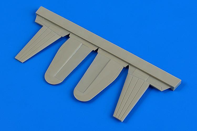 Aires 1/72 resin Boulton Paul Defiant control surfaces for Airfix - 7331 Aires 1/72 resin Boulton Paul Defiant control surfaces for Airfix - 7331