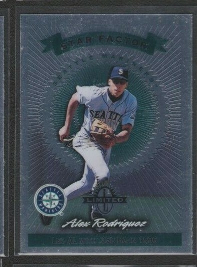 1997 DONRUSS LIMITED STAR FACTOR #122 ALEX RODRIGUEZ MARINERS 1/1100 1:24 PACKS