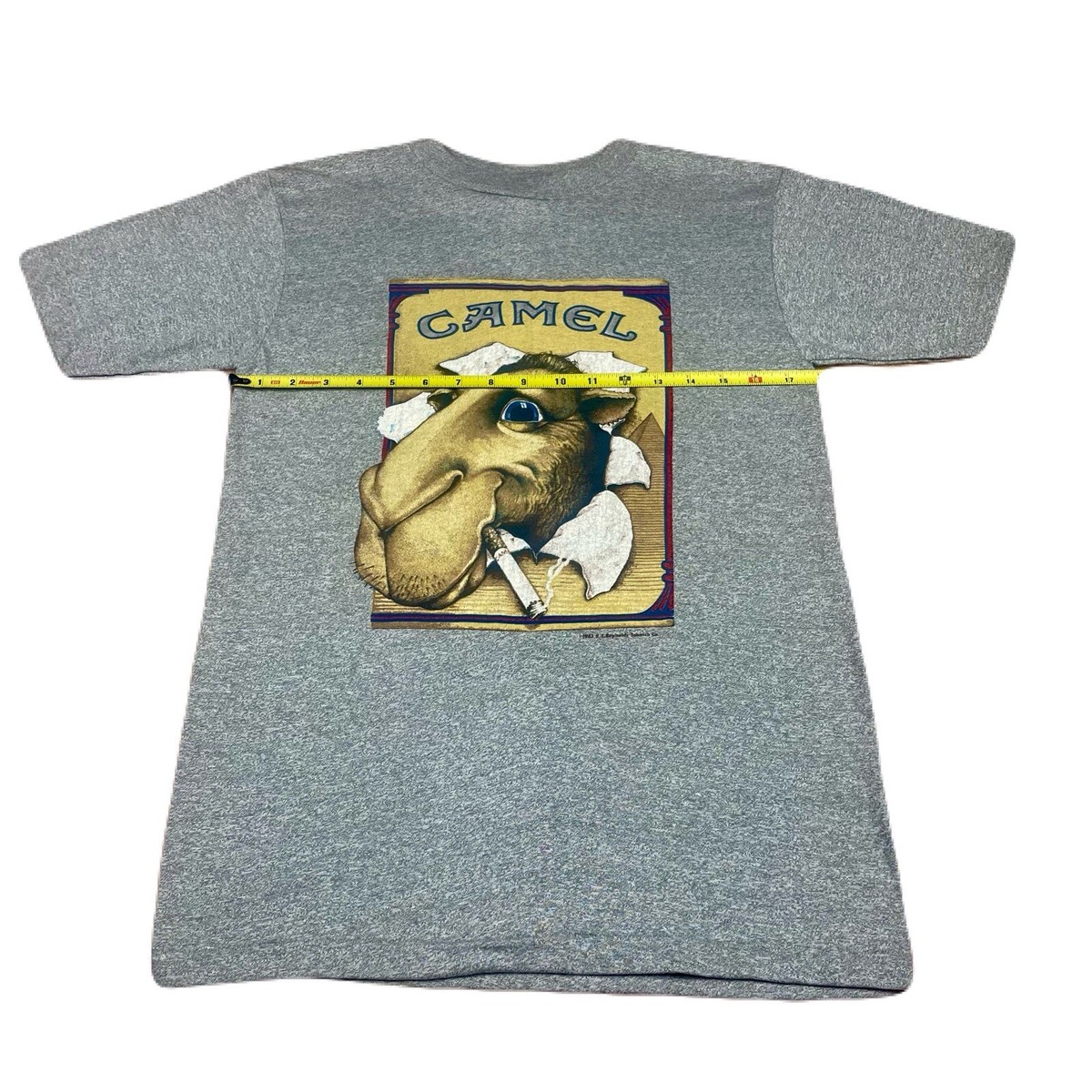 Vintage 80s 1983 Camel Cigarettes Promo Shirt Size M Smokin Joe 50