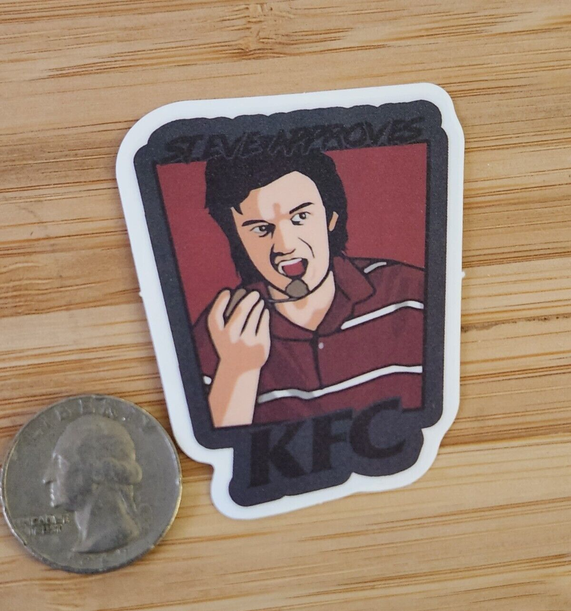 STICKER STRANGER THINGS STEVE Laptop Folder Notebook Fridge Joe