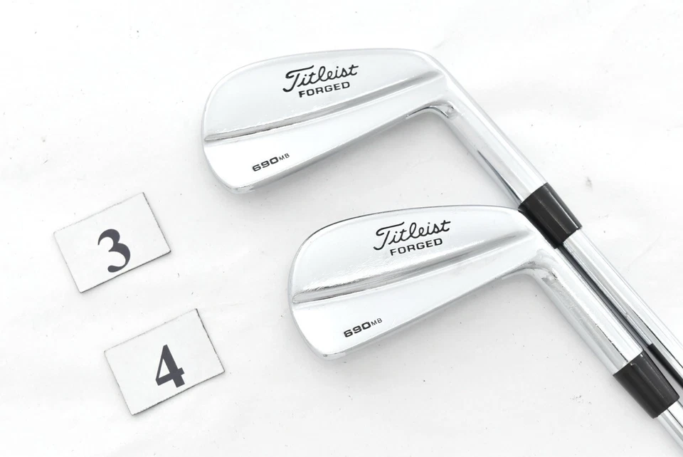2pcs Titleist 690 MB Forged #3 #4 Irons Flex Stiff N.S.PRO 950GH RH from Japan - Image 3 of 4
