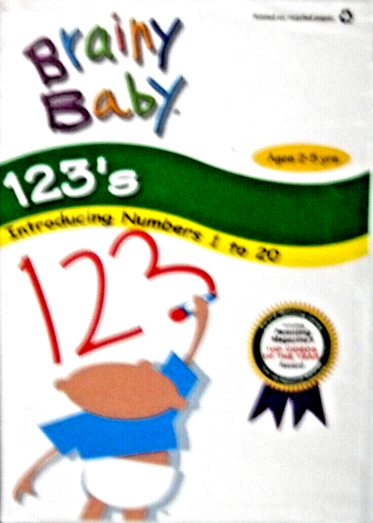 Brainy Baby, 123's Learn to Count 1-20, NEW! DVD, age 2 up ,Games ...