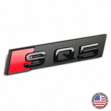 Audi SQ5 Front Grille Bumper Radiator Lettering Emblem Badge Logo Sport Black