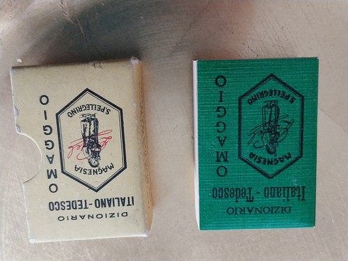 Vecchi Gadget Pubblicitari del 1955 - MINI DIZIONARIO MAGNESIA SANPELLEGRINO. - Imagen 5 de 9
