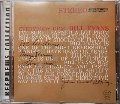 CD  BILL EVANS  EVERYBODY DIGS BILL EVANS KEEPNEWS COLLECTION 24 bit remastering