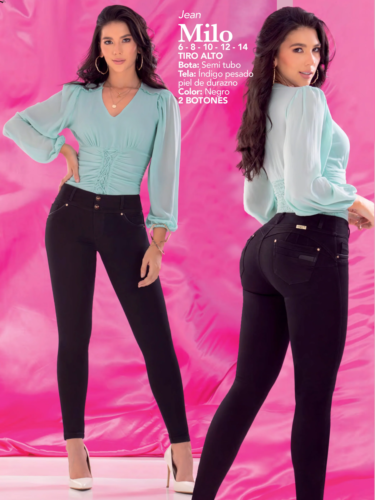 Kolumbijski jeans liftingujący pośladki - Zdjęcie 1 z 5