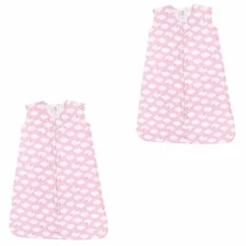 Luvable Friends Safe Sleep Wearable Soft Jersey Cotton Sleeping Bag/Blanket, 2-P