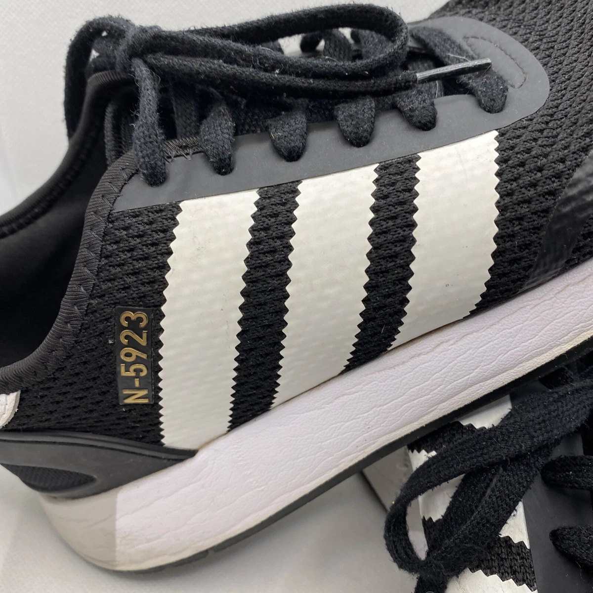 Adidas Mens N 5923 CQ2337 Black Running Shoes Sneakers Size 9 B182 eBay