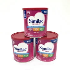 3 Can Similac Soy Isomil 0-12 Month Soy Based Infant Formula 12.4 oz June 2025