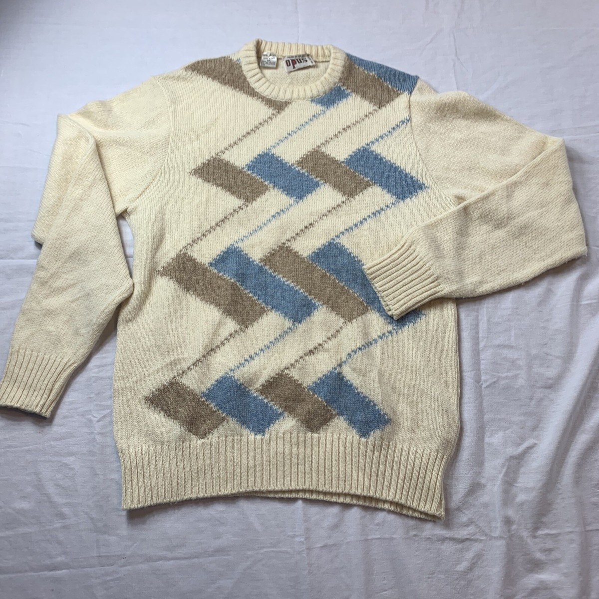 Vintage OPUS Knit Pullover sweater ivory White Medium M