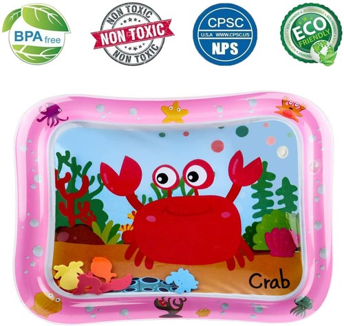 Baby Play Mat Tummy Time Water Mat Inflatable Splashing Playmat - Picture 5 of 11
